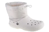 Śniegowce damskie - Crocs Classic Lined Neo Puff Boot 206630-143, Damskie, śniegowce, Biały - miniaturka - grafika 1