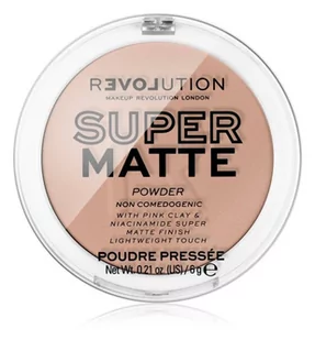 Makeup Revolution Super Matowy Relove Powder) Prasowany 6 g Cień Warm Beige) - Cienie do powiek - miniaturka - grafika 1