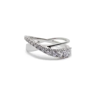 Swarovski Pierścionek TWIST RING ROWS - Pierścionki - miniaturka - grafika 1