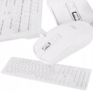 Klawiatura I Myszka Bezprzewodowa Mysz Zestaw Komplet Cicha Numeryczna Usb - Zestawy myszka + klawiatura - miniaturka - grafika 1
