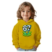 Bluzy dla dziewczynek - BLUZA DZIECIĘCA Z KAPTUREM 67 SIX SEVEN PIŁKA VIRAL 122-128 PREZENT - miniaturka - grafika 1