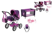 Wózki dla lalek - BayerDesign BayerDesign Wózek dla lalek - megazestaw 4003336404340 - miniaturka - grafika 1