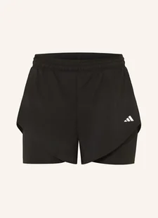 Adidas Szorty Treningowe 2 W 1 schwarz - Spodenki damskie - miniaturka - grafika 1
