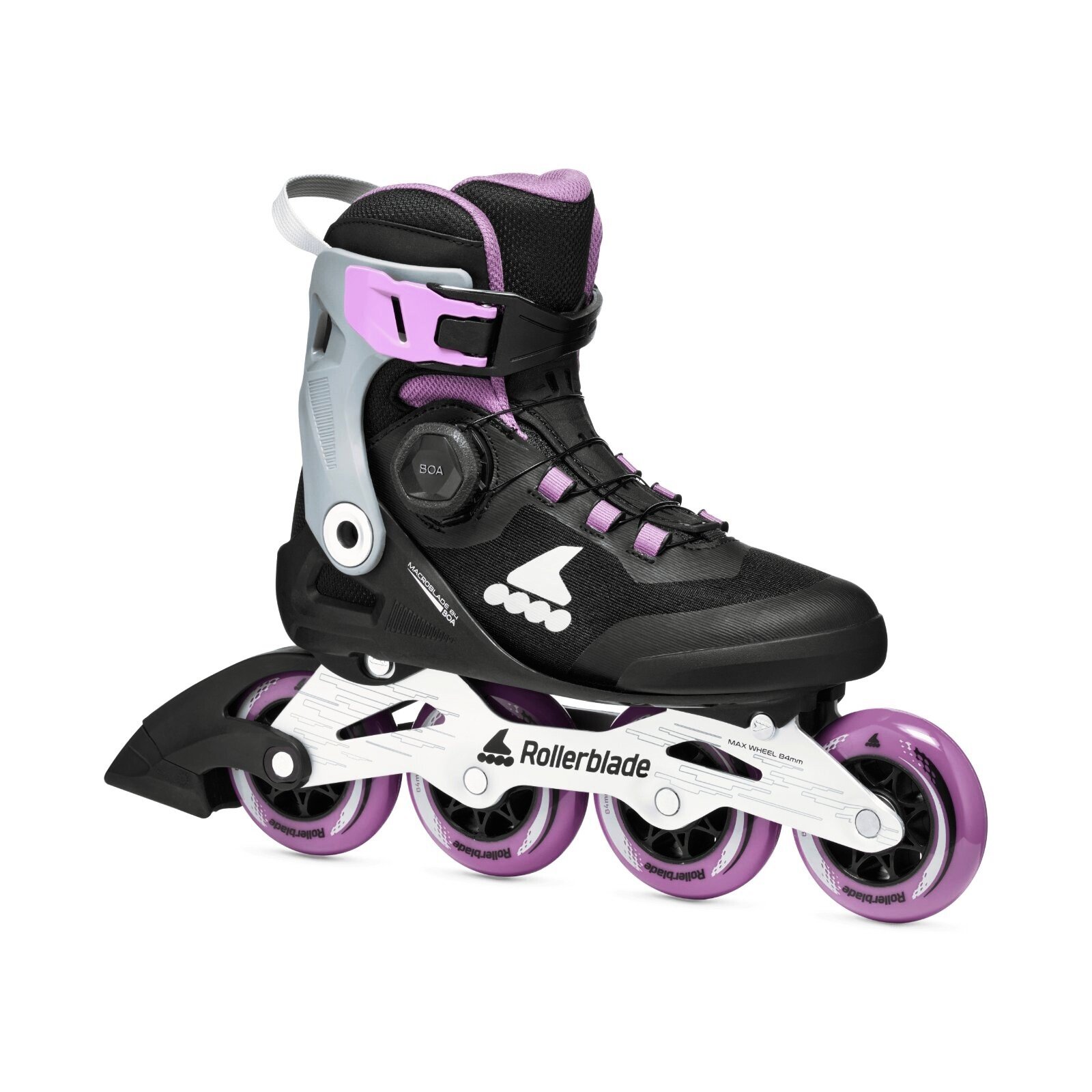 Rolki damskie Rollerblade Macroblade 84 Boa W Black/Lavender/Blue Star EUR 38