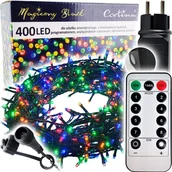 Oświetlenie świąteczne - LAMPKI CHOINKOWE 400 LED TIMER STEROWANIE PILOTEM - miniaturka - grafika 1