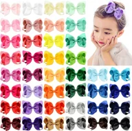 Ozdoby do włosów - Spinki Kokardki Do Włosów Wielokolorowe 20szt Klipsy Mix Kolorów 11cm - miniaturka - grafika 1