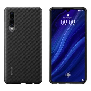 Huawei Protective Case PU etui pokrowiec Huawei P30 czarny (51992992) - Etui i futerały do telefonów - miniaturka - grafika 1