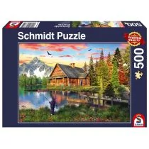 Schmidt Spiele 58371 puzzle do gry, 500 elementów, kolorowe