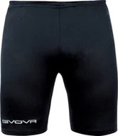 Bielizna sportowa męska - Givova Spodenki Bermuda Skin Czarne 2XL - miniaturka - grafika 1