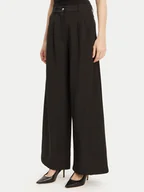 Spodnie damskie - Guess Spodnie palazzo W5GB02 WH9Y2 Czarny Wide Leg - miniaturka - grafika 1