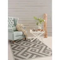 Dywany - Dywan Lotto 100 x 150 cm skandynawski ivory-szary - miniaturka - grafika 1