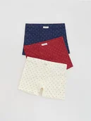 Skarpetki dla dzieci - Reserved - Bawełniane bokserki 3 pack - granatowy - miniaturka - grafika 1