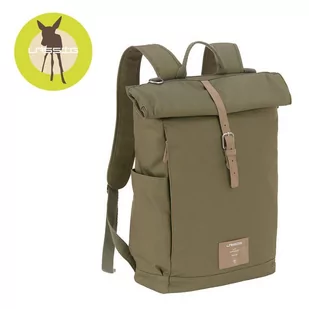 Lassig Lassig Lassig Green Label Plecak dla mam z akcesoriami Rolltop Backpack Olive - Torby podróżne - miniaturka - grafika 1