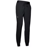 Spodnie damskie - Under Armour Sport Woven Pants 1348447-001 Damskie Spodnie Czarne - miniaturka - grafika 1