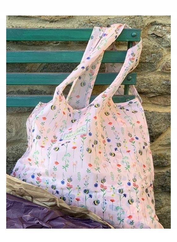 TORBA NA ZAKUPY RE07 PSZCZOŁY I KWIATY SZOPERKA