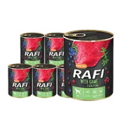 Mokra karma dla psów - Dolina Noteci Rafi z dziczyzną 6x800g 42527-uniw - miniaturka - grafika 1