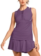 Koszulki sportowe damskie - Damski podkoszulek Lucky in Love  Architect Bralette Tank Dusk S - miniaturka - grafika 1