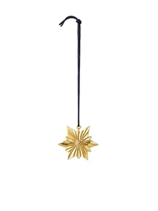 Rosendahl Dekoracyjna zawieszka "Nordstjerne" w kolorze złotym - wys. 6,5 cm - Ozdoby bożonarodzeniowe - miniaturka - grafika 1