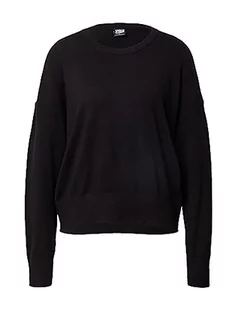 Bluzy damskie - Urban Classics Damska bluza damska Ecovero Oversized Basic Sweater, czarny, XS - grafika 1