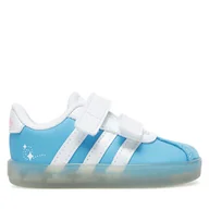 Buty dla dziewczynek - Sneakersy adidas Disney Cinderella VL Court 3.0 JR4900 Błękitny - miniaturka - grafika 1