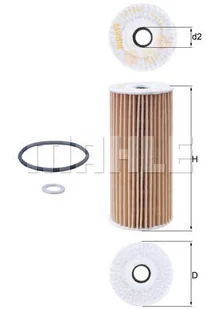 Filtr oleju Mahle OX 1048D - Filtry oleju - miniaturka - grafika 1