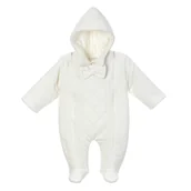 Pajacyki dla niemowląt - Pajac ocieplany Henry, ecru 74 - miniaturka - grafika 1