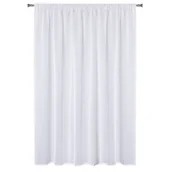 Firany - Firanka z taśmą MARY, 290 x 280 cm, kolor biały - miniaturka - grafika 1