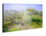 Obrazy i zdjęcia na płótnie - Apple trees in bloom, Claude Monet - obraz na płótnie Wymiar do wyboru: 120x90 cm - miniaturka - grafika 1