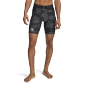Spodnie męskie - Męskie legginsy krótkie treningowe Under Armour UA Curry HG Prtd Shorts - czarne - miniaturka - grafika 1
