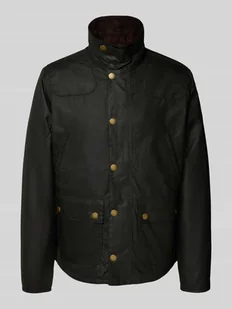 Parka woskowana o kroju tailored fit z czystej bawełny model ‘REELIN’ - Kurtki męskie - miniaturka - grafika 1