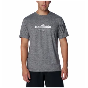 Koszulka męska Columbia Kwick Hike™ Graphic SS Tee Rozmiar: M / Kolor: szary/czarny - Koszulki sportowe męskie - miniaturka - grafika 1