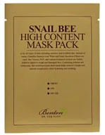 Maseczki do twarzy - Benton Benton Snail Bee High Content Mask Pack Maska w płacie wykonanym z czystej bawełny - miniaturka - grafika 1