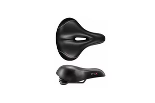 Velo Prox Siodełko PROX elastomery czarne GEL (C-SI-0137) - Siodełka rowerowe i akcesoria - miniaturka - grafika 1