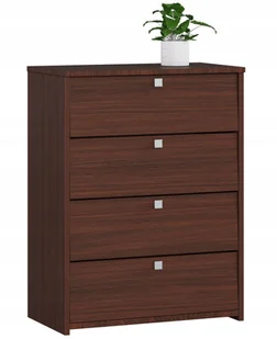 Szafka na buty 60 cm do przedpokoju komoda 4 drzwi pojemna regał Wenge - Szafki na buty - miniaturka - grafika 1