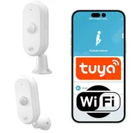 Rejestratory do monitoringu - Czujnik ruchu wifi tuya na baterie aaa smart life czujka pir - miniaturka - grafika 1