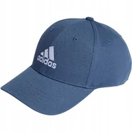 Czapki i chusty sportowe męskie - Czapka z daszkiem adidas Cotton Twill Baseball niebieska IR7872 Młodzieżowa - miniaturka - grafika 1