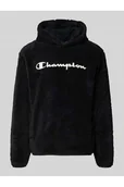 Bluzy męskie - Bluza z kapturem ze sztucznego kożuszka - Champion - miniaturka - grafika 1