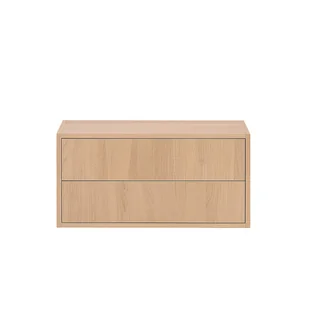 Szafka wisząca Boxie z 2 szufladami 40x80x37 cm dąb sonoma - Szafki do salonu Szafka wisząca Boxie z 2 szufladami 40x80x37 cm dąb sonoma - Szafki do salonu - miniaturka - grafika 1
