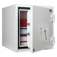 Sejfy i kasy pancerne - Sejf ognioodporny 30 min biurowy ASG 46 kluczowy certyfikat LFS 30P klasa I - miniaturka - grafika 1