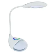 Lampy stojące - Ideus Nowoczesna lampka BOA 04000 LED 6W 4000K na biurko biała 04000 - miniaturka - grafika 1