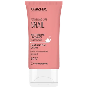 Floslek Laboratorium Snail, krem do rąk i paznokci, 50 ml - Kremy i maski do rąk - miniaturka - grafika 1