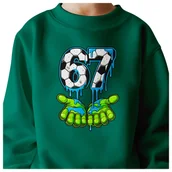 Bluzy dla dziewczynek - BLUZA DZIECIĘCA 67 SIX SEVEN PIŁKA VIRAL DLA CHŁOPCA DZIEWCZYNKI 146-152 - miniaturka - grafika 1