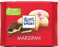 Czekolada - Ritter Sport Czekolada Gorzka Marcepan 100G - miniaturka - grafika 1