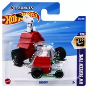 Samochody i pojazdy dla dzieci - Hot Wheels: Samochodzik Snoopy - miniaturka - grafika 1