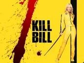 Podkładki pod mysz - PODKŁADKA POD MYSZ Z Nadrukiem 22x18 cm KILL BILL Uma Thurman Tekst Prezent - miniaturka - grafika 1