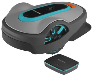 Gardena smart SILENO life Kosiarka robot Bateria Czarny, Niebieski, Szary - Roboty koszące - miniaturka - grafika 1