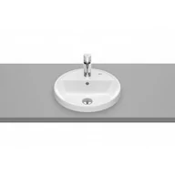 Umywalki - Roca A3270Y4S00 GAP Umywalka blatowa okr$520g$521a 40 cm z otworem na bateri$522 z przelewem Supraglaze$523 - miniaturka - grafika 1