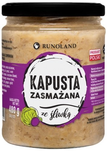 Runoland Kapusta zasmażana ze śliwką 480g