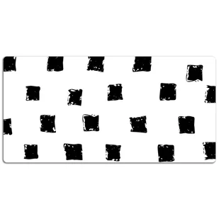 Podkładka na całe biurko Malowane geometryczne kwadraty 120x60 cm - Podkładki na biurko - miniaturka - grafika 1