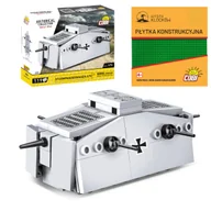 Klocki - Cobi 3094 Czołg STURMPANZERWAGEN A7V 119 El. + PŁYTKA - miniaturka - grafika 1